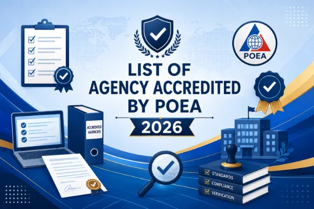 List of Agency Accredited by Poea 2026